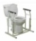 Drive Medical RTL12079 Stand Alone Toilet Safety Rail - White $47.99 MSRP