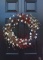 Orchid and Ivy 20 Inch Patriotic Red, White and Blue Berry and Metal Star Americana Door Wreath