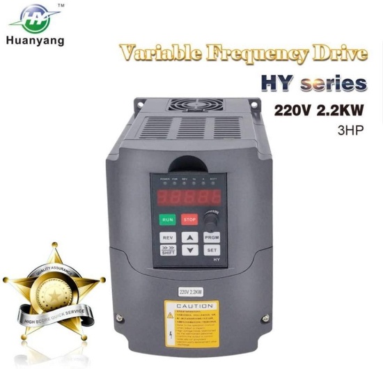 HY-Series VFD 220V 2.2KW 3hp CNC VFD Motor Drive Inverter Converter $144.99 MSRP