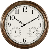 SecreShow 16 Inch Large Indoor Outdoor Wall Clock,Waterproof Non-Ticking Clock $39.99 MSRP