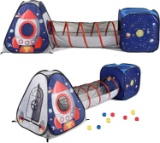 UTEX 3 In 1 Pop Up Play Tent With Tunnel, Ball Pit For Kids, Boys, Girls $36.99 MSRP