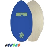 BPS 'Shaka' 30 Inch Skim Board - Epoxy Coated Wood Skimboard With EVA Pads