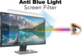 Anti Blue Light Screen Filter for 22 Inches Widescreen Desktop Monitor, Blocks Excessive Harmful