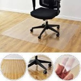 Costway 47'' x 59'' PVC Chair Floor Mat Home Office Protector For Hard Wood Floors