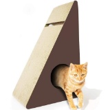Cosmo?s Own Triangle Cat Scratcher | Corrugated Cardboard with Rattling Ball Included|Triangle Shape