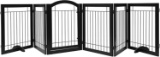 PAWLAND 144-Inch Extra Wide 30-Inches Tall Dog Gate with Door Walk Through - ...$142.95 MSRP