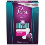Poise Ultra Thin Pads - Maximum Absorbency - Long Length - 36's
