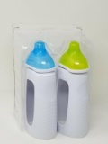 KINDE Twist Squeeze Natural Feeding Bottles with Nipples 2 Pack