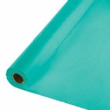Plastic Tablecover Banquet Roll, 100-Feet, Teal Lagoon $20.92 MSRP
