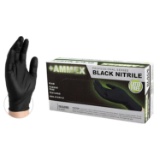 AMMEX Medical Black Nitrile Gloves