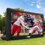VIVOHOME 20ft Indoor And Outdoor Inflatable Blow Up Mega Movie Projector Screen $299.99 MSRP