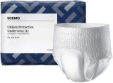 Solimo Unisex Incontinence Underwear, Overnight Absorbency, Large, 14 Count, 1 Pack $10.65 MSRP
