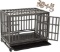 KELIXU Heavy Duty Dog Crate with Four Wheels,Black $234.99 MSRP