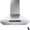 IKTCH Wall Mount Range Hood 36 inch Gesture Sensing & Touch Control Switch Panel IKP02-36