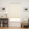 DEZ Furnishings QDER590640 Cordless Light Filtering Pleated Shade, 59W x 64L Inches, Ecru