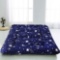 Navy Starry Sky Japanese Floor Futon Mattress Foldable Roll Up Floor Lounger Couch Bed Queen Size