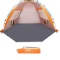 Oileus X-Large 4 Person Beach Tent Sun Shelter with Carrying Bag, Stakes, 6 Sand Pockets, Orange