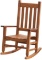 BandZ KD-23N Classic Child's Porch Rocker Rocking Chair Ages 6-10 Indoor Outdoor, Oak