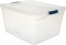 Rubbermaid Cleverstore Clear Latching Storage Box 71 Qt