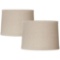 Springcrest Set of 2 Natural Linen Drum Shades 13x14x10 (Spider) $59.99 MSRP