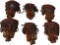 TGA Sports Set of 6 Pool Table Billiard Pockets with Fringe (Cherry)