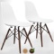 UrbanMod Mid Century Modern Style Chairs The 'Easy Assemble DSW Ergoflex Abs Plastic and 'One Wipe