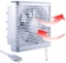 Sailflo 10 Inch Exhaust Shutter Fan 2-Way Linkage Blower 470 CFM Strong Reversible Airflow Wall