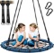 Trekassy Spider Web Swing for Tree Kids with Steel Frame and 2 Hanging Straps