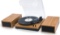 LPandNo.1 Retro Belt-Drive Bluetooth Turntable with Separable Stereo Speakers - $109.99 MSRP