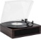 LP and No.1 3 Speed Belt-Drive Bluetooth Turntable with Stereo Speakers, Vintage Vinyl Record Player