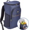 Outrav Blue Camping Backpack Cooler ? Fully Insulated Cooling Bag with 3 Zippered Compartments
