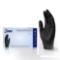 1st Choice Exam 4 Mil Black Nitrile Gloves - Latex Free, Powder Free, Non-Sterile, Small, 100 Gloves