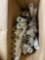 Mesh Rolling Storage Organizer Bin, XXL, Blue Mesh / White PVC