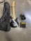 Vizcaya Black Electric Guitar with PG-05 5W Amp,Bag Case