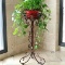 Wrought Iron Plant Stand European Style Flower Pot Holder Wrought Iron Flower Pot Stands - Bronze