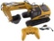 Hulna 11 Channel Full Functional Remote Control Excavator Tractor Construction Toy, Metal Shovel