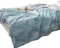 Leaves Blue Muslin Lightweight Summer Blanket for Bed Sofa Couch - Queen