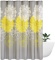 Wimaha Peony Shower Curtain; HiCharmcci Silicone Bath Belt Massage Brush (Blue) ; Misc.Gen.Merch.