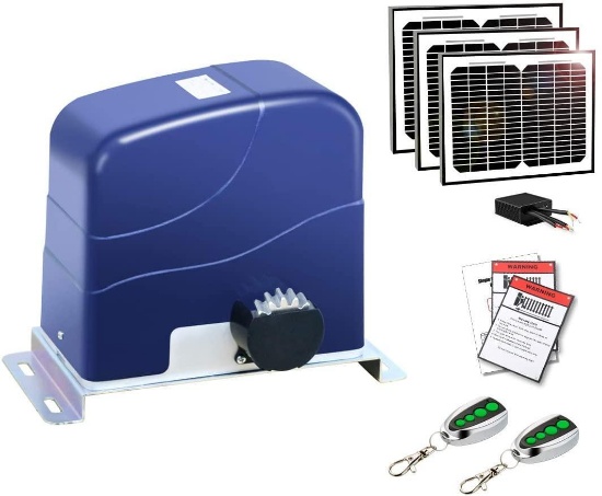 Topens DSR600S Solar Sliding Gate Opener Heavy Duty Automatic Slide Gate Motor $299.00 MSRP