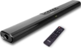 Vmai Sound Bar for TV with Built-in Subwoofer, Wired and Wireless Bluetooth 5.0 Speaker $79.99 MSRP