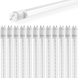 Sunco Lighting 12 Pack 4FT T8 LED Tube, 18W=40W Fluorescent, Clear Cover, 5000K Daylight $64.12 MSRP