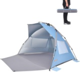 Wejoy X-Large Sun Shelter Beach Tents Portable, Blue - $64.99 MSRP