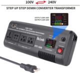 Beleeb 1500W Smart Auto Step Up and Step Down Voltage Converter Transformer 110 120 Volt $78.99 MSRP