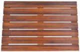 Teak Bath Mat Non Slip Bath SPA Mat Bathroom Door Mat
