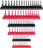 Socket Organizer Trays - 6 Piece SAE and Metric Socket Holder-Socket Tool Set Storage $36.99 MSRP