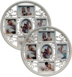 MKUN 2Pack Wall Photo Collage Frames - Round (White) $38.99 MSRP