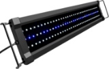 NICREW ClassicLED G2 Aquarium Light, Dimmable Fish Tank Light with 2-Channel Controller 24-30