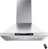 IKTCH Wall Mount Range Hood 36 inch Gesture Sensing & Touch Control Switch Panel IKP02-36