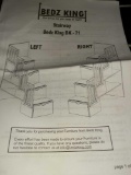 Bedz King Stairway Bunk Beds with 4 Drawers in the Steps