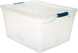 Rubbermaid Cleverstore Clear Latching Storage Box 71 Qt